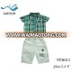 Boys Check Shirt Matching Short Pants Kids Summer Clothes Set