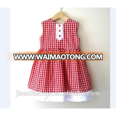 Gingham Off Shoulder Boutique Birthday Dress Decorative Pattern Dress